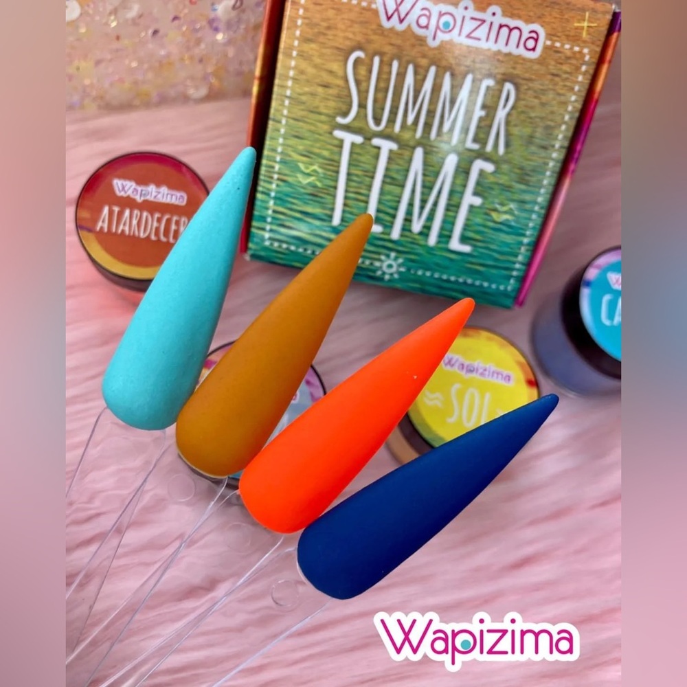 Wapizima Summer Time Nail Acrylic Powder 4 Piece Set